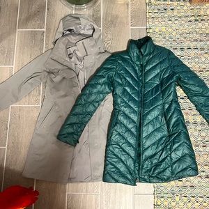 Patagonia Down Puffer and Raincoat